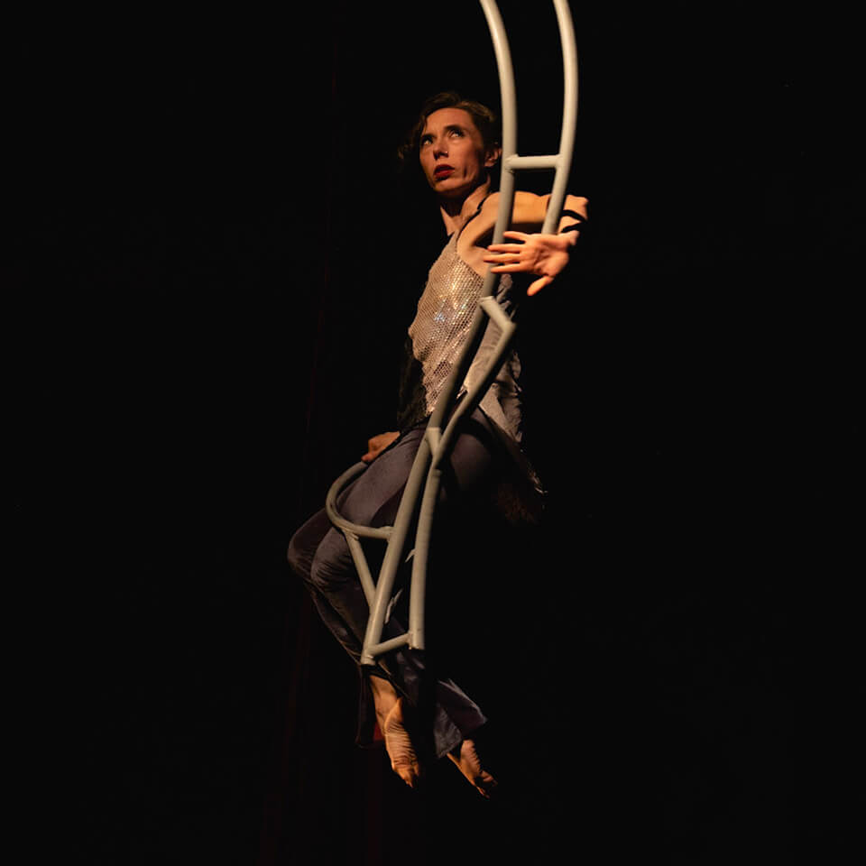 Rebekah Barger FALL Bending Aerial Aparatus